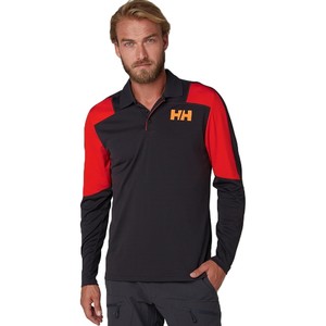 2019 Helly Hansen Lifa Active Light LS Polo Ebony 49332